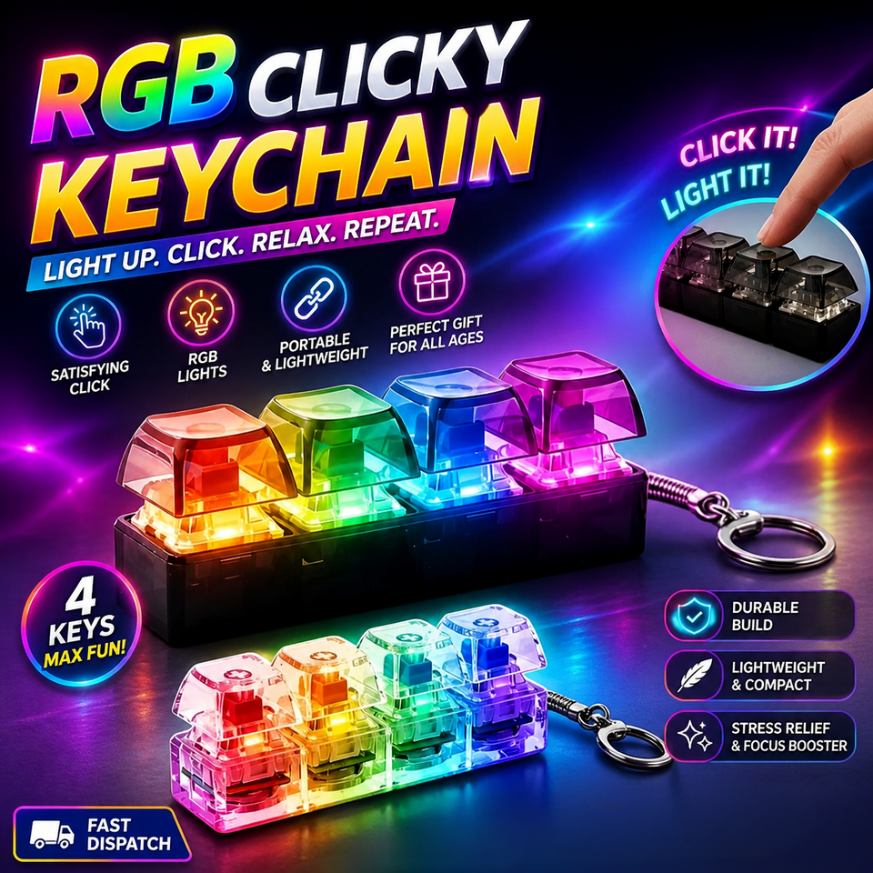 LED Keyboard Fidget