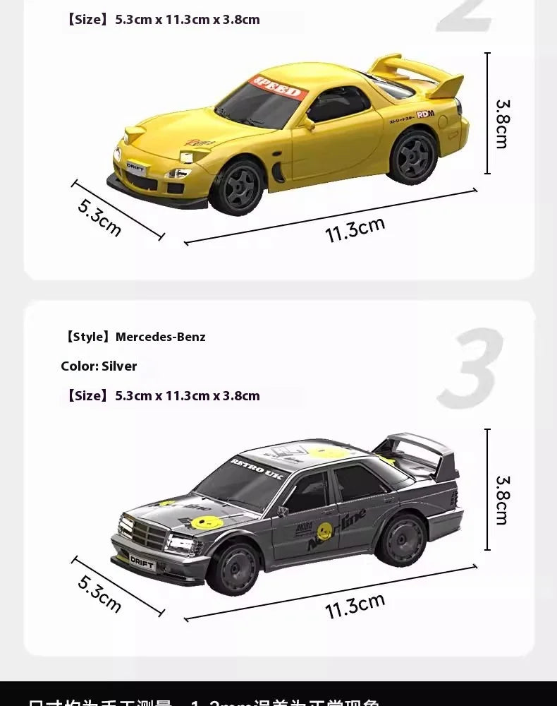 Black Mini Rc Drift Car